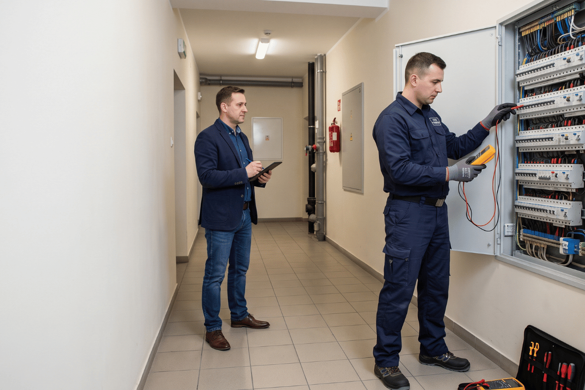Wybijające bezpieczniki w częściach wspólnych budynku. Co powinien zrobić zarządca?